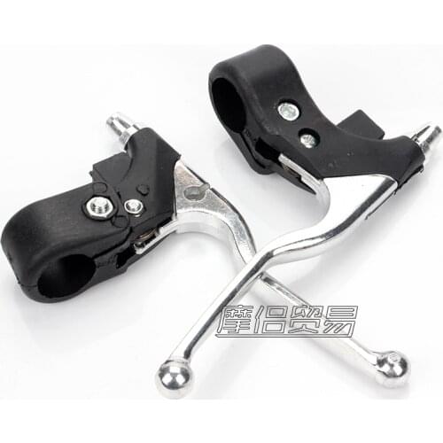 Mini motorcycle modified parts left and right brake lever wire brake handle for 47-49CC two-stroke mini car, small off-road