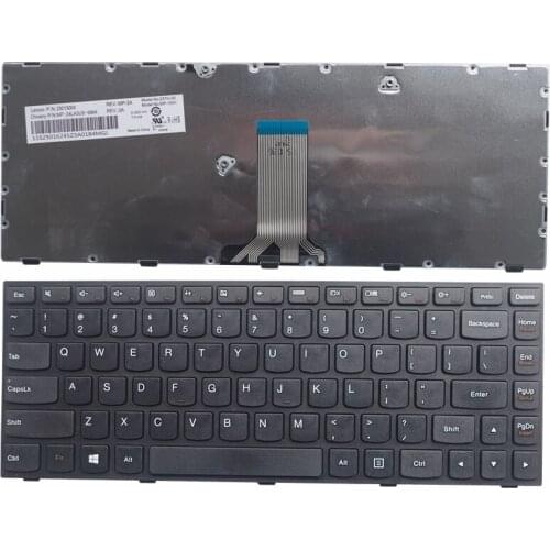 New Laptop Keyboard for Lenovo G40-70 B40-70 G40-45 Flex2-14a z40-70 US Layout Black