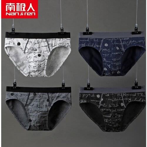 4PCS/LOT New Men Briefs Cotton Underwear Mens Panties Underpants Male Comfortable Panties Sexy Men Shorts Briefs Hot