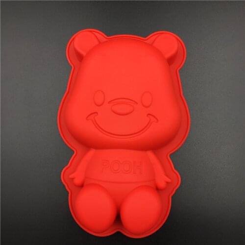 Single Cartoon Animal Shaped Silicone Cake Mold Handmake DIY Bread Mould Silicone Moulds For Cake