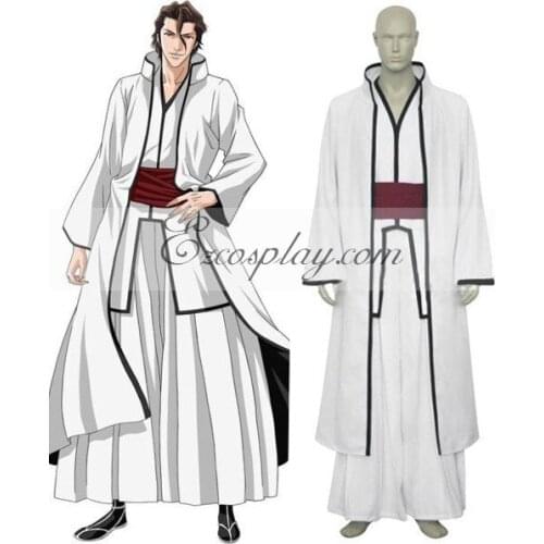 Bleach Aizen Sousuke Hollow Cosplay Costume E001
