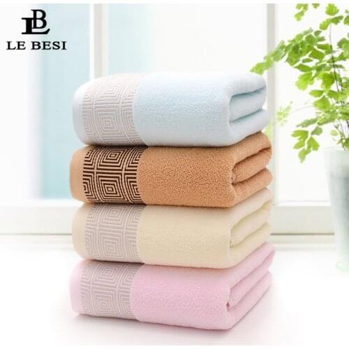 LEBESI 140*70CM Cotton Swimming Beach Towel Quick Dry Travel Towel Fast Drying Bathing Washcloth Camping Keep Warm