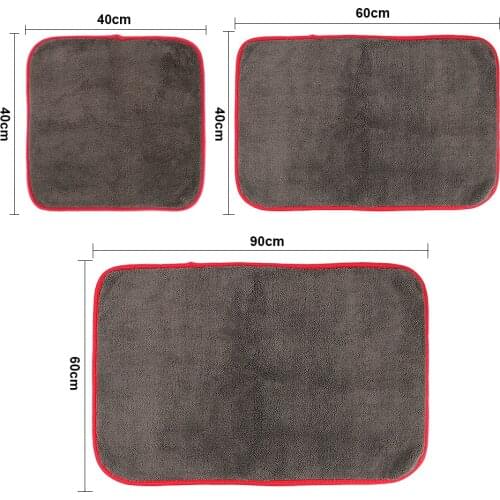 Auto Polishing Wash Tool 1200GSM Car Cleaning Towels Strong Water Absorption Cloth Detailing Drying Microfiber Towel