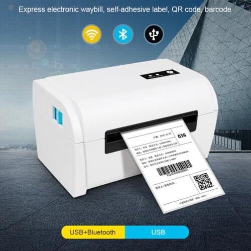 Label Printer - Commercial Grade Direct Thermal High Speed Printer USB/ USB+ Bluetooth Barcode Printer Label Marker Machine