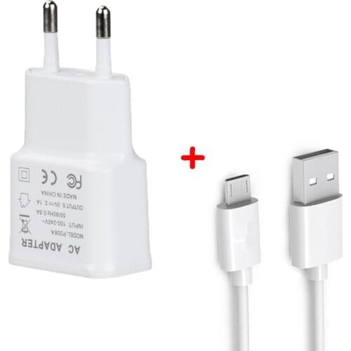 Micro USB Travel Wall Charger Adapter For DEXP Ixion E250 Soul 2/ES260 Navigator/ES450 Astra/ES650 Omega Micro USB Cable