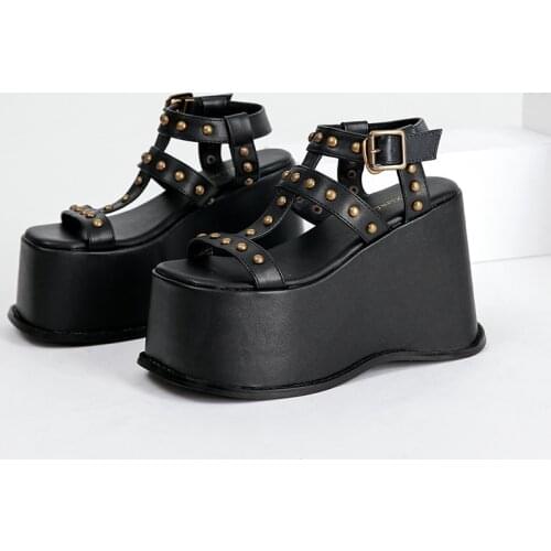 Wedges Women Wedges sandals Summer Sandals Woman Platform heels Women demonias shoes platform heels Peep Toe Gladiator shoes