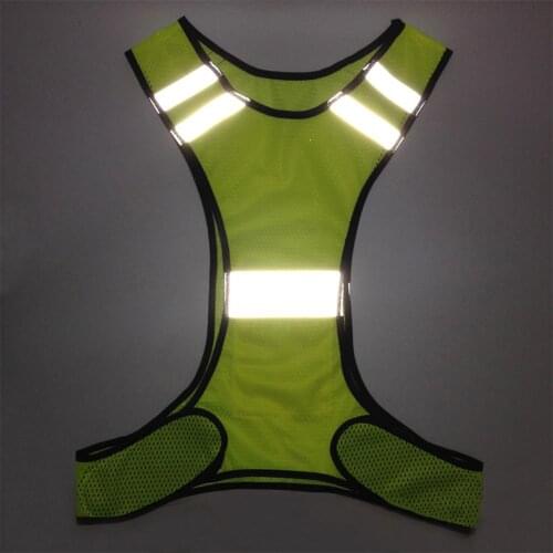 1 Pc Outdoor Night Riding Running Reflective Vest Safety Vest For Night Running Walking Cycling Protection