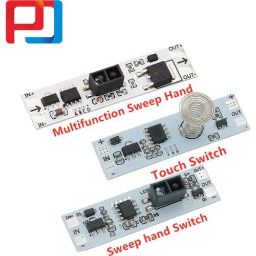 10PCS DC 12V XK-GK-4010A Hand Sweep Sensor Switch Module PULAR Short Distance Scan Sensor Diy Kit Electronic PCB Board Module