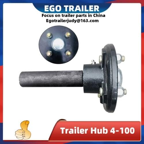 Ego trailer trailer axle trailer half axle trailer hubs 4-100 trailer parts price for pair