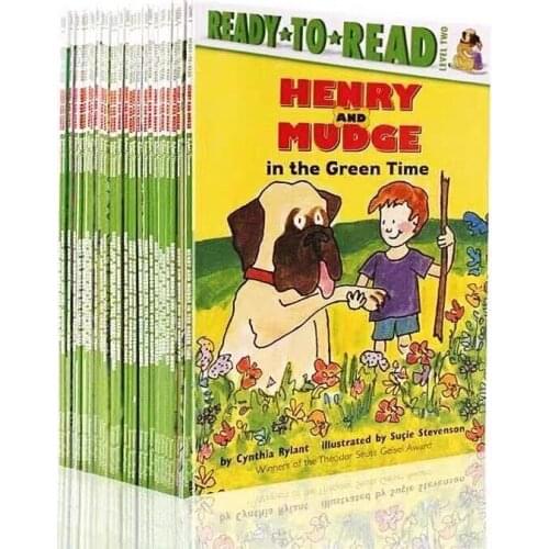 28 books/set Ready To Read Henry and Mudge Educational English Story picture Books Children Classroom Reading Story Book Gift