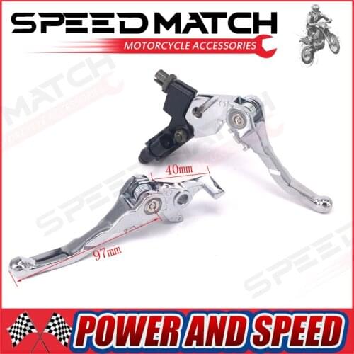 Aluminum Folding Clutch lever Brake Lever Fit CRF IRBIS Apollo Xmotos KAYO BSE Pit Dirt Bike Parts Free Shipping