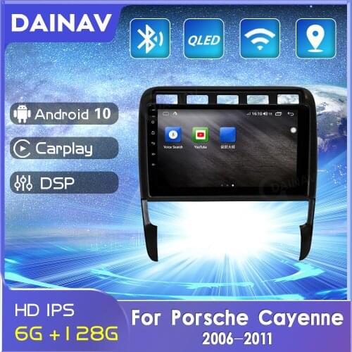 128GB Car Radio 2 din Android For Porsche Cayenne 2006 - 2011 Car Stereo Autoradio Auto Audio GPS Navigation multimedia player