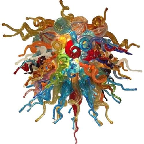 Free Shipping Modern Foyer Christmas Light Handmade Murano Glass Chandelier