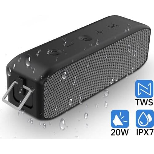 2020 Wireless Bluetooth Speaker Outdoor Portable Waterproof TF Card TWS 20W Subwoofer Sound Hot Style Dual Speakers Loud Stereo