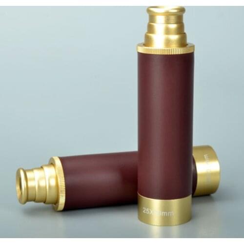 High Quality 25x30HDTelescope Binoculars Optical Nautical Brass Spyglass Marine Outdoor Camping Hunting Auxiliary accessories