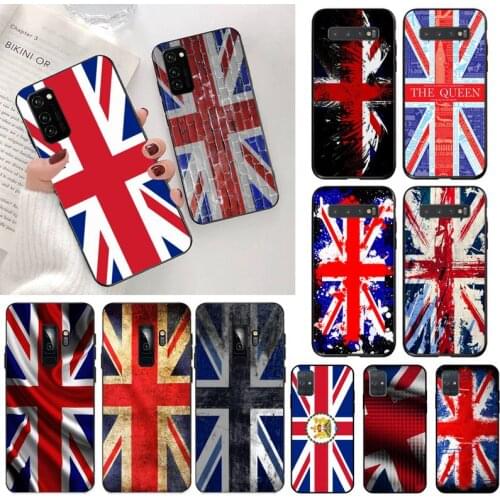 United Kingdom British flag UK Phone Case for Samsung S20 plus Ultra S6 S7 edge S8 S9 plus S10 5G lite 2020