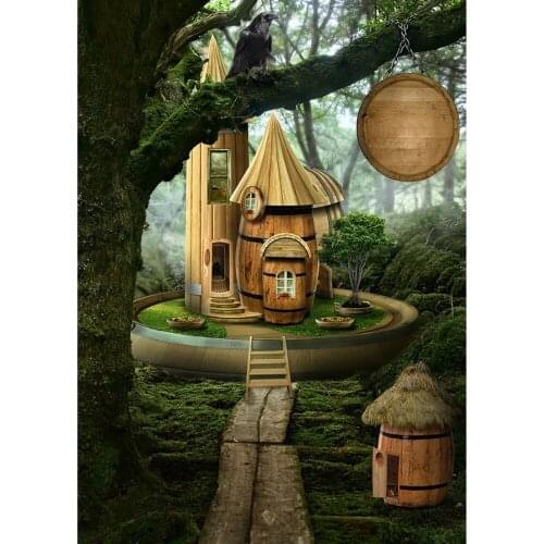Wooden Room Photography Background Tree Backdrops for Photograph Accessories Child Vinyl Cloth Printed Backdrop Photophone