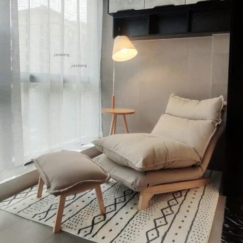 Japanese Style Home Furniture Balcony Lazy Sofa Small Apartment Tatami Leisure Backrest Chairs Bedroom Living Room Single Sofas