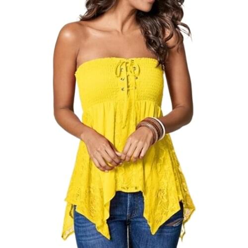 T-Shirt Women Fashion DE Sleeveless Woman Clothes Casual Lace Solid Color Tshirt Blusas Summer Tops Sexy Slash Neck Tee Woman