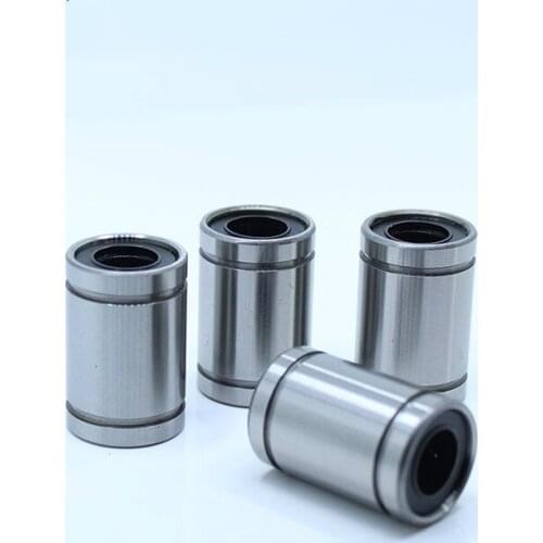 LM10UU Linear Motion Bearings 10*19*29 mm ( 4 Pcs ) Standard LM10 LM 10mm Linear Bearing LM10 UU The Linear Bushing is used in a