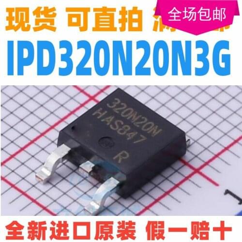 New 10pcs/lot IPD320N20N3G 320N20N 34A/200V TO-252