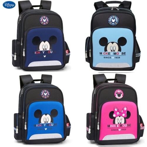 2021 New Authentic Disney Schoolbag Blue Cartoon Student Backpack For Grades 1-5 To Reduce The Burden On Shoulder Schoolbag