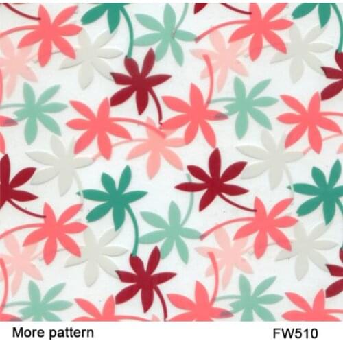 FW029 Printing Materials 50 square Width0.5m flowers Pattern transfer film