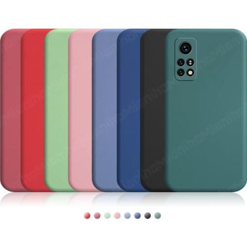 For Xiaomi Mi 10T Pro Case Cover Mi 10 T 10T Pro Lite 5G Liquid Silicone Shockproof Bumper Soft Phone Case For Xiaomi Mi 10T Pro