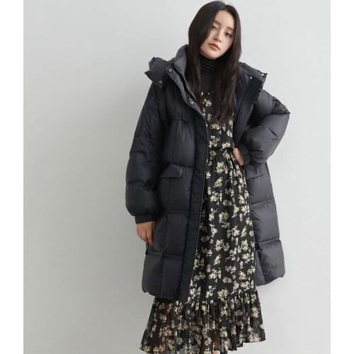 Winter Down Jacket Women White Duck Down Hooded Coats Famale Warm Thicken Jackets Womans Clothes Chaquetas Para Mujer SQQ136