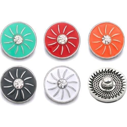 Heart w439 3D 18mm 20mm metal snap button for Bracelet Necklace Interchangeable Jewelry Women accessorie findings