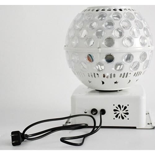 LED Double-layer pattern lantern magic ball stage lighting equipment home private room song hall LED strobe light voice control