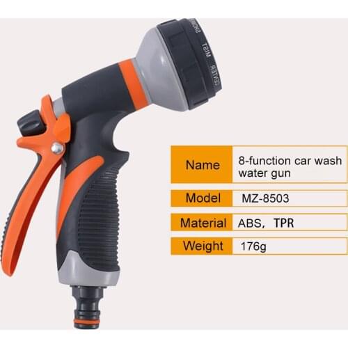 High Quality Metal High Pressure Water Gun Car Washer Cleaning Nozzle Garden Hose Water Gun Sprinkler Vegetable Garden Watering