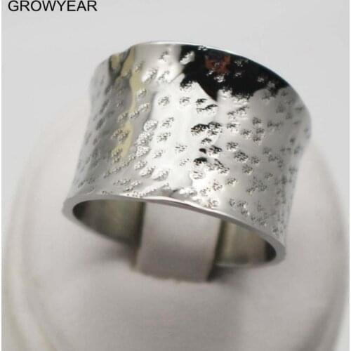 High Quality Jewelry Trendy Wide Simple Bohemian Retro Vintage Ring Wedding Bands Big Ring For Women 2016 Size 6 7 8 9