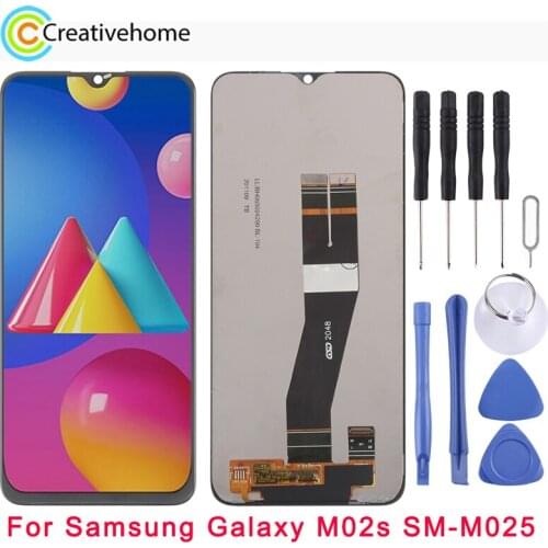 High Quality LCD Screen and Digitizer Full Assembly With / Without Frame for Samsung Galaxy M02s SM-M025