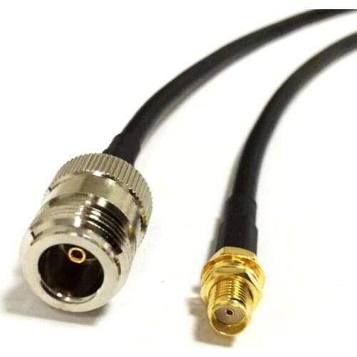 1pcs 0.5m/1m/3m/10m Long RG58 (SYV50-3-1) N Female to RP-SMA Female Plug RF Coaxial Jumper Pigtail Cable For Radio Wifi Antenna