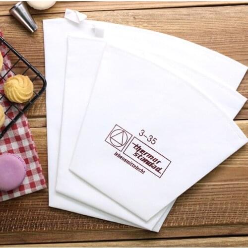 100pcs Confectionery Bag Cotton Silicone Icing Piping Cream Pastry Bag Nozzle DIY Cake Decorating Baking Decorating Tools