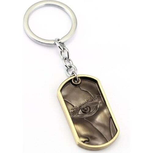 12pcs/lot God of War Key Chain Kratos Men Key Ring Holder For Gift Chaveiro Car Keychain Game Jewelry Souvenir