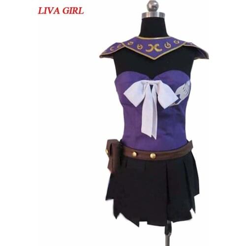2019 anime costumes Fairy tail Natsu Lucy Heartfilia cosplay costume purple version