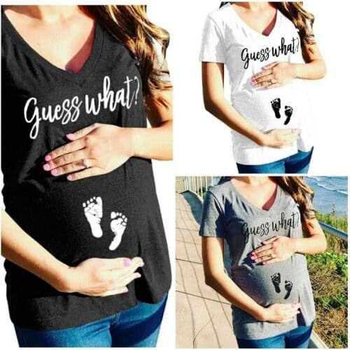 2020 Summer V Neck English Letter Pregnant Woman T-shirt Short-sleeved Large Size Maternity tshirt plus size women shirts XX009
