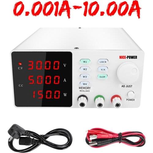 NICE-POWER SPPS-S 30V 10A Dc Adjustable Laboratory Power Supply Lab High Precision 0.001 Voltage Regulator Variable 30V 60V 120V