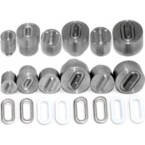 16mm-50mm Eyelets installation tool Buttonhole Metal pores Clothing & Accessories Button hole Rivet Oval eyelets Dies