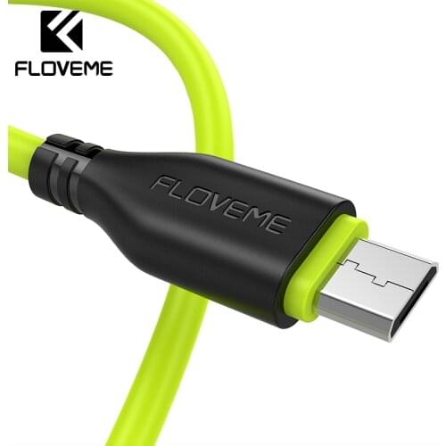 FLOVEME TPE USB Micro Cable For Samsung Huawei Xiaomi Mi Max 3 Nokia 8 Cable Micro USB Charging Transfer Data Phone Cables Cabo