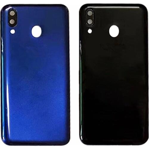 M20 Housing For Samsung Galaxy M20 M205 Battery Cover Repair Replace Back Door Phone Rear Case + Logo