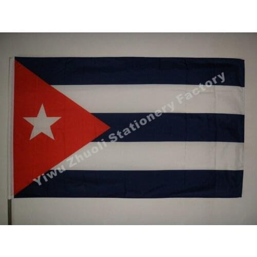Cuba Flag 150X90cm (3x5FT) 115g 100D Polyester Double Stitched High Quality Free Shipping