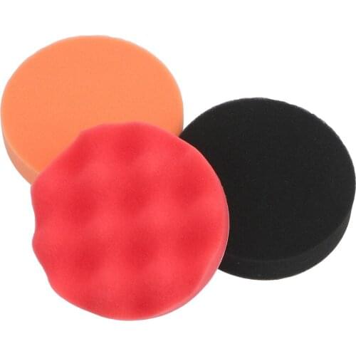 LEEPEE Buffer Drill Wheel Polisher Accessories Car Polishing Pad 12pcs/set Sponge Car Polisher Waxing Pads Buffing Kit
