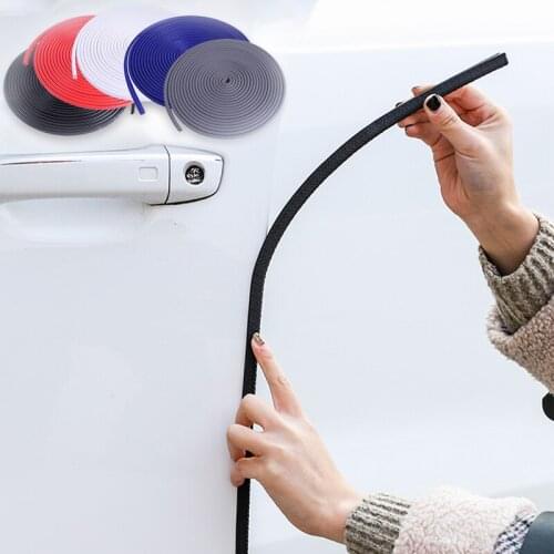 5 Meters Built-in Steel Disc Car Anti Collision Strip Auto Door Edge Scratch Protecter Strip Sealing Guard Trim Strip Accessory