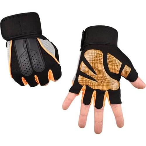 Equipment Training Half Finger Sports Fitness Gloves Men Women Weightlifting Fitness Workout Gloves Anti-slip Ringding Gloves