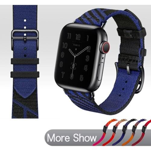 Newest Nylon Jumping Strap for APPLE Watch Series 6 Watchband High Quality Single Tour Watch Band For Apple Watch Series SE 5 4