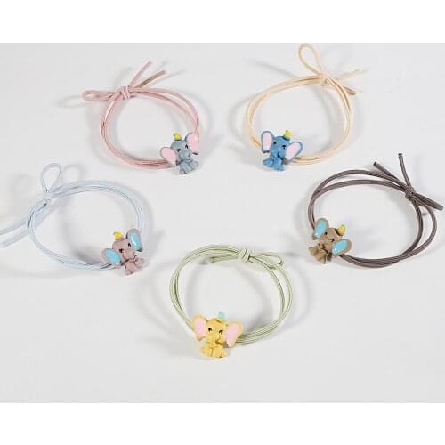 2019 New Fashion Colour Rubber Bands Small Fresh Personality Ponytail Safe Elastic Hair Band Kids Hair Braider Accessories Gift