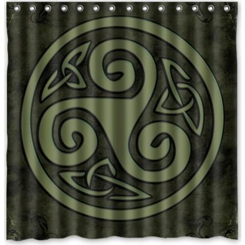 Novelty Bathroom Products!Kelt Cross Printed Waterproof Polyester Shower Curtain/Bath Curtain( 180X180CM)